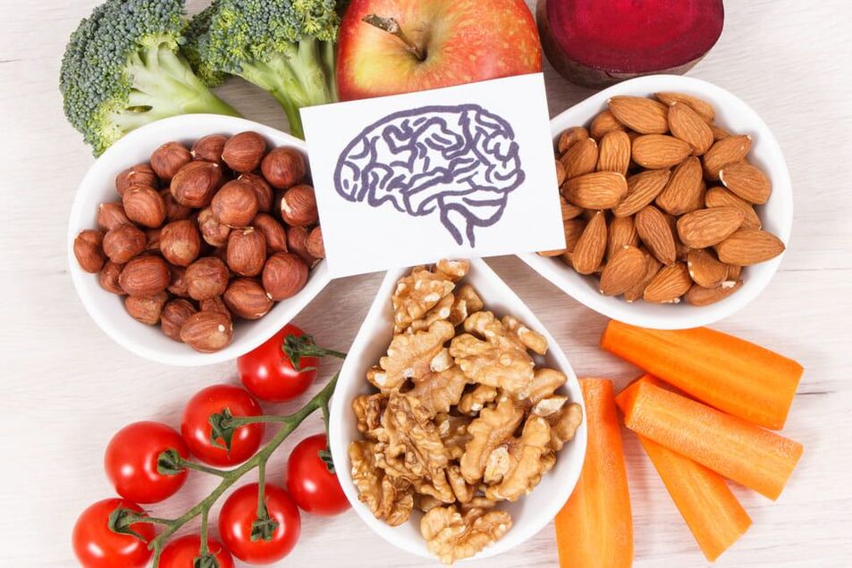 orzechy i warzywa są dobre dla pamięci i mózgu